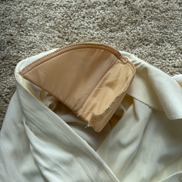 Vintage Lady Katie Cream Midi Dress Size 16 | Needs Cleaning and  Stained - Picture 13 of 13